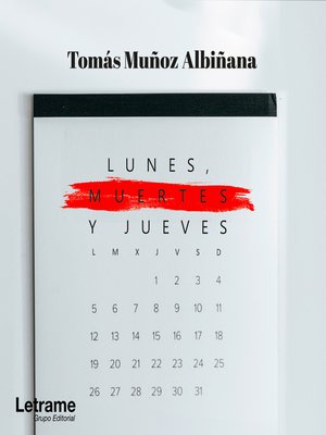 cover image of Lunes, muertes y jueves